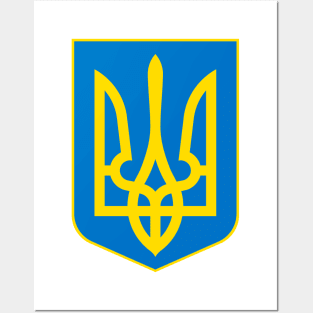 Coat of arms of Ukraine Posters and Art